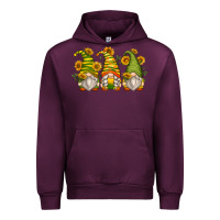 Mauve Wine sunflower gnomes Urban Hoodie - Zillion Design Studio