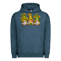 Pigment Midnight Navy sunflower gnomes Urban Hoodie - Zillion Design Studio