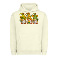 Pigment Pistachio sunflower gnomes Urban Hoodie - Zillion Design Studio