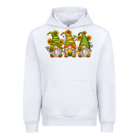 White sunflower gnomes Urban Hoodie - Zillion Design Studio