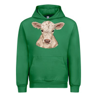 Emerald charolais calf Urban Hoodie - RanaPortraitStore
