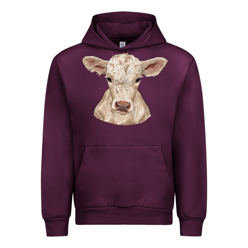Charolais Calf Urban Hoodie by RanaPortraitStore | Teevron