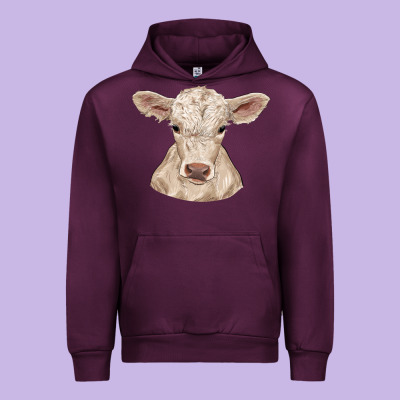 Urban Hoodie charolais calf