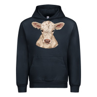 Navy charolais calf Urban Hoodie - RanaPortraitStore
