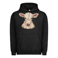 Pigment Black charolais calf Urban Hoodie - RanaPortraitStore