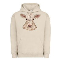Pigment French Oak charolais calf Urban Hoodie - RanaPortraitStore
