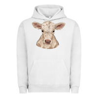 Pigment Lunar Rock charolais calf Urban Hoodie - RanaPortraitStore