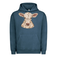 Pigment Midnight Navy charolais calf Urban Hoodie - RanaPortraitStore