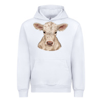 White charolais calf Urban Hoodie - RanaPortraitStore