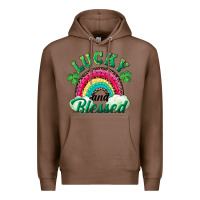 Chestnut Lucky and blessed rainbow Premium Hoodie - RanaPortraitStore