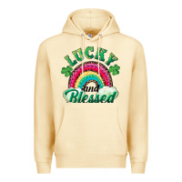 Pina Colada Lucky and blessed rainbow Premium Hoodie - RanaPortraitStore