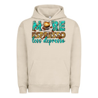 Pigment French Oak more espresso less depresso western Urban Hoodie - texasbilliewilder