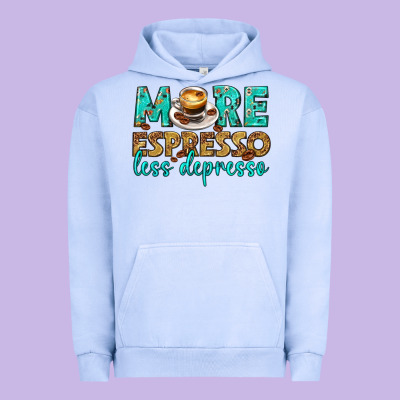 Urban Hoodie more espresso less depresso western