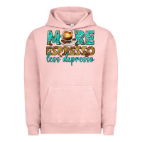 Pigment Salmon more espresso less depresso western Urban Hoodie - texasbilliewilder