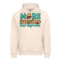 Sandshell more espresso less depresso western Urban Hoodie - texasbilliewilder