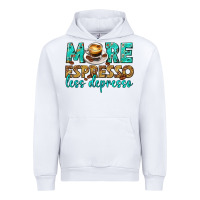 White more espresso less depresso western Urban Hoodie - texasbilliewilder
