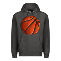 Charcoal Heather basketball Premium Hoodie - texasbilliewilder