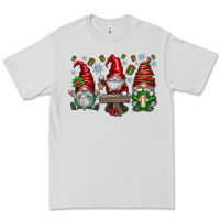 Dove Grey christmas gnomes celebration Premium Tee - CowhideDigitalArt