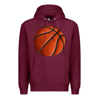 Burgundy basketball Premium Hoodie - texasbilliewilder