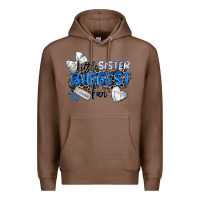 Chestnut little sister biggest fan volleyball Premium Hoodie - Zillion Design Studio