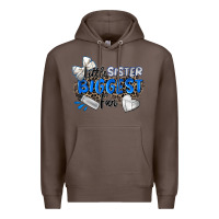 Coffee little sister biggest fan volleyball Premium Hoodie - Zillion Design Studio