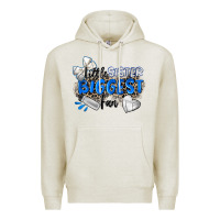 Oatmeal Heather little sister biggest fan volleyball Premium Hoodie - Zillion Design Studio
