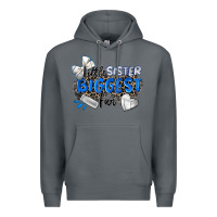 Rock little sister biggest fan volleyball Premium Hoodie - Zillion Design Studio
