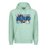Seafoam little sister biggest fan volleyball Premium Hoodie - Zillion Design Studio