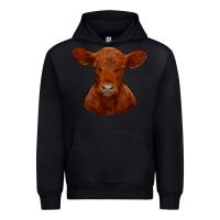 Foreset Green red angus calf Urban Hoodie - RanaPortraitStore