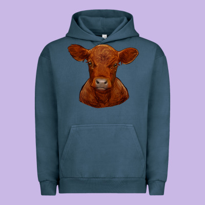Urban Hoodie red angus calf