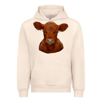 Sandshell red angus calf Urban Hoodie - RanaPortraitStore