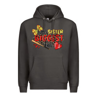 Smoke little sister biggest fan softball Premium Hoodie - Zillion Design Studio