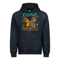 Navy created with a purpose ephesians 2 10 Urban Hoodie - RanaPortraitStore