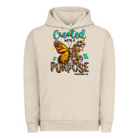 Created With A Purpose Ephesians 2 10 Urban Hoodie | Teevron