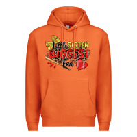 Carrot little sister biggest fan softball Premium Hoodie - Zillion Design Studio