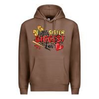 Chestnut little sister biggest fan softball Premium Hoodie - Zillion Design Studio