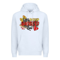 White little sister biggest fan softball Premium Hoodie - Zillion Design Studio