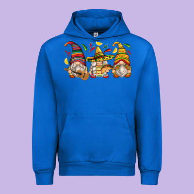 Mexican Gnomes Urban Hoodie Designed By Zillion Design Studio