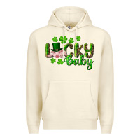 Sandshell Lucky Baby With Pig Premium Hoodie - RanaPortraitStore