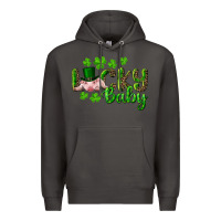 Smoke Lucky Baby With Pig Premium Hoodie - RanaPortraitStore