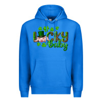 True Royal Lucky Baby With Pig Premium Hoodie - RanaPortraitStore