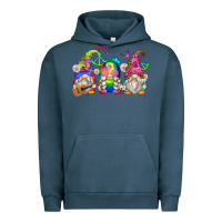 Pigment Midnight Navy hippie gnomes Urban Hoodie - Zillion Design Studio