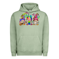 Pigment Oil Green hippie gnomes Urban Hoodie - Zillion Design Studio