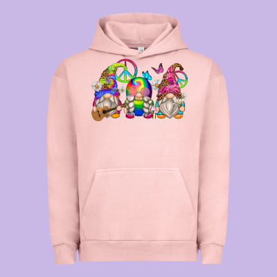 Hippie Gnomes Urban Hoodie Designed By Zillion Design Studio