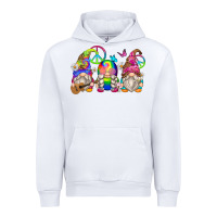 White hippie gnomes Urban Hoodie - Zillion Design Studio