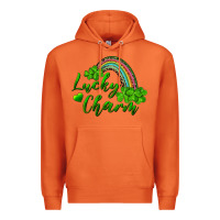 Lucky Charm Rainbow And Shamrocks Premium Hoodie | Teevron