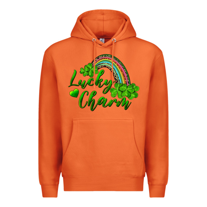 Lucky Charm Rainbow And Shamrocks Premium Hoodie by RanaPortraitStore | Teevron