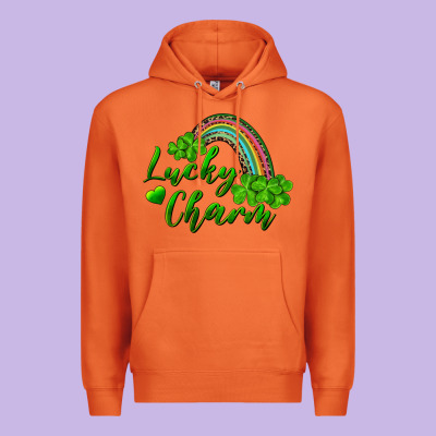 Lucky Charm Rainbow And Shamrocks Premium Hoodie Designed By Ranaportraitstore