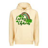 Pina Colada Lucky charm rainbow and shamrocks Premium Hoodie - RanaPortraitStore