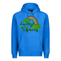 True Royal Lucky charm rainbow and shamrocks Premium Hoodie - RanaPortraitStore